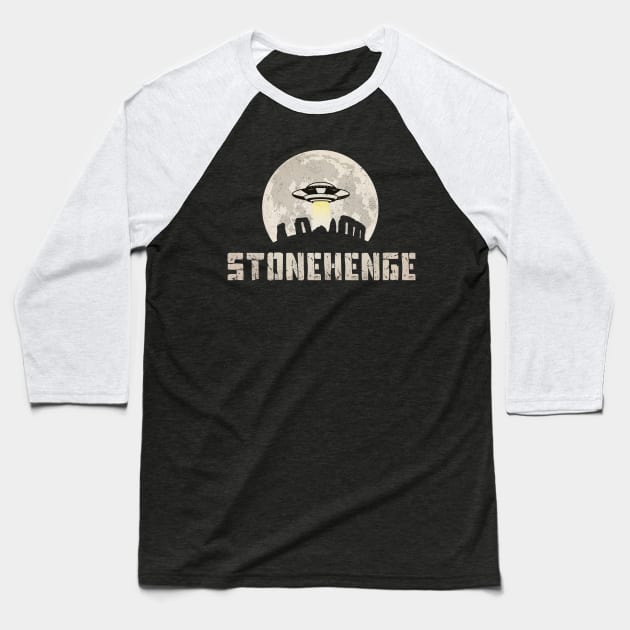 Stonehenge Baseball T-Shirt by tdilport